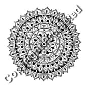 Black&white Mandala